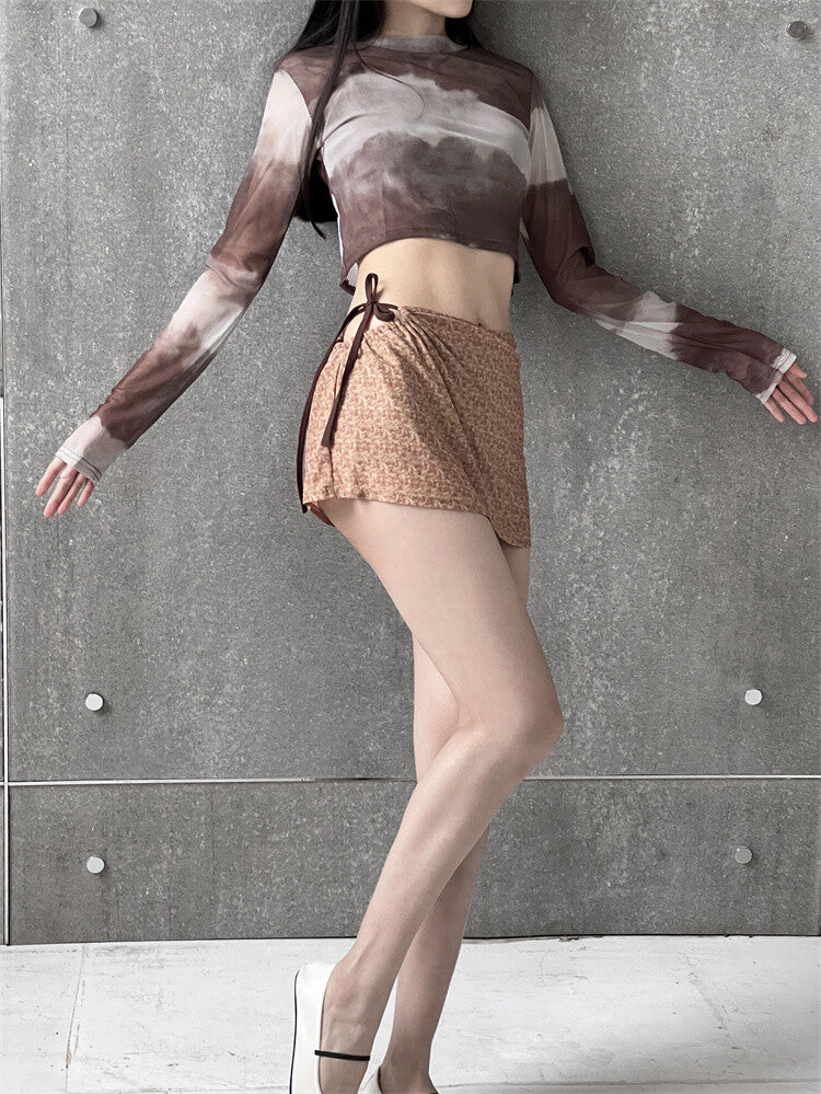 Side-Tie Floral Skort Set: A Fresh Take on Dynamic Outdoor Style