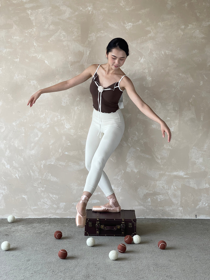 Grace in Motion: Aesthetic Activewear Top Designed for Dance, Yoga, Movement &amp; Everyday Elegance