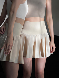 【special clearance price, no refund】kokoyaya sports skirt Lycra high-elastic women pleated fitness anti-exposure tennis skirt badminton skirt