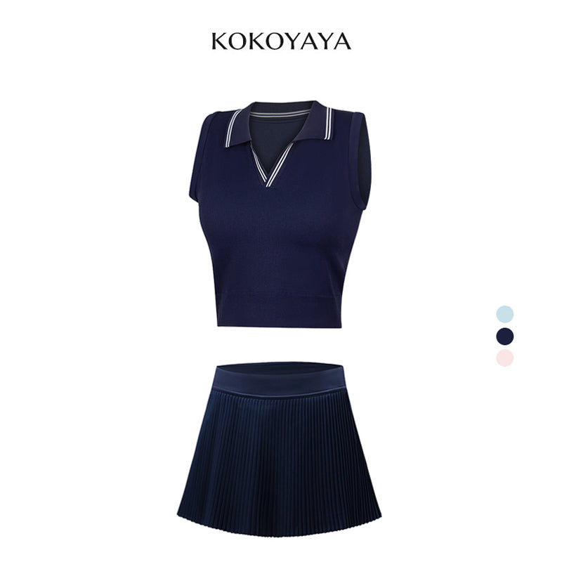 kokoyaya Tennis Polo+ Tennis Skirt B100