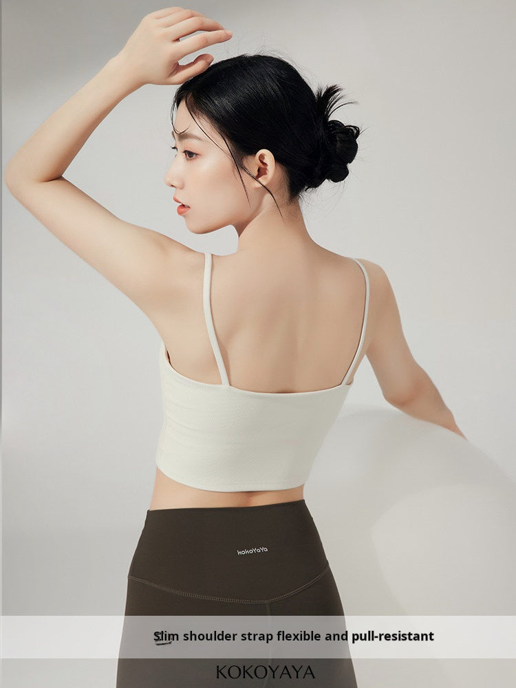 kokoyaya summer back sling sports sling vest women's fitness yoga pilates training suit
