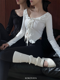 kokoyaya yoga clothes sports T-shirt autumn lotus leaf collar cardigan women tight sleeve split hem fitness women