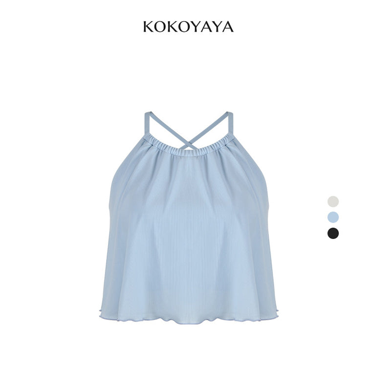 kokoyaya Simple Camisole Mesh Sports Tank B095