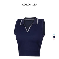 kokoyaya Athletic Tennis Polo Sleeveless Top B100