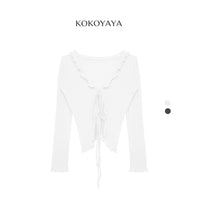 kokoyaya French Elegant Long Sleeve Top Y054
