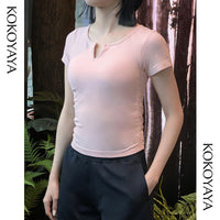 kokoyaya Minimalist Short Sleeve Sports Tank Y009
