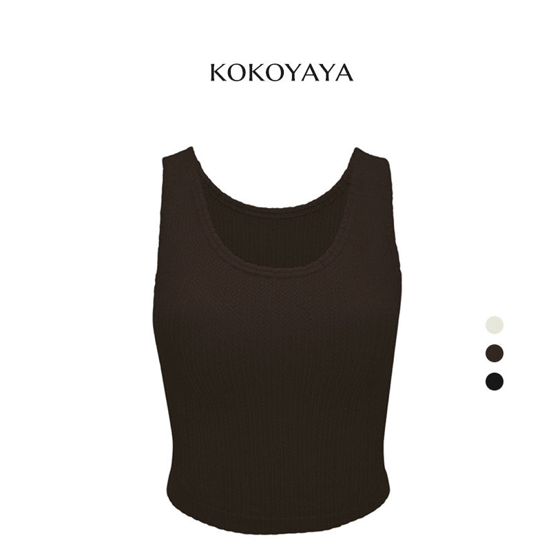 kokoyaya Honeycomb Design Knit Sports Tank B070
