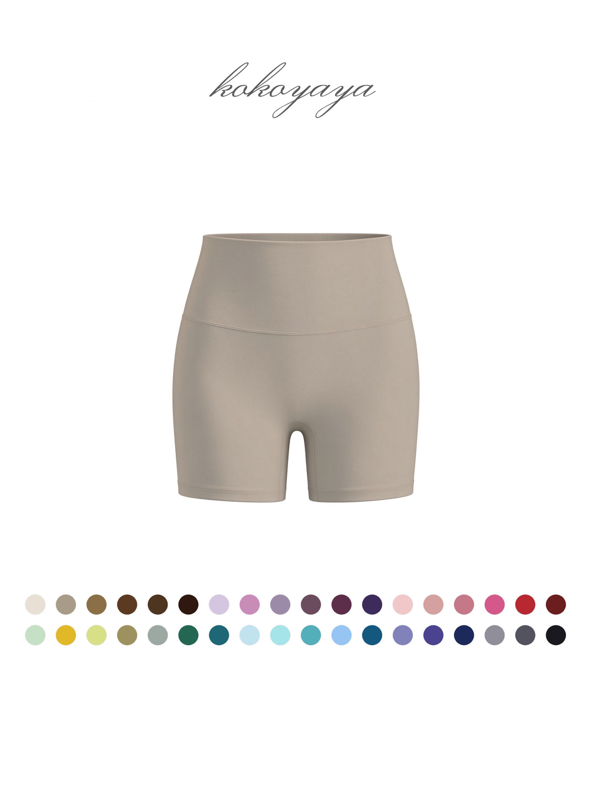 kokoyaya High Waist Pilates Yoga Shorts K028