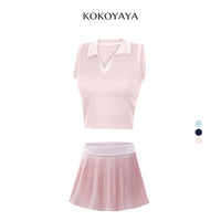 kokoyaya Tennis Polo+ Tennis Skirt B100