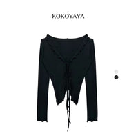 kokoyaya French Elegant Long Sleeve Top Y054
