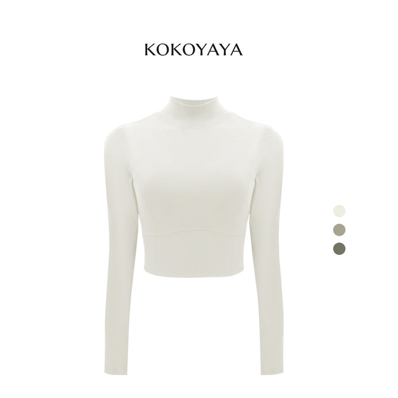 kokoyaya Open Back Yoga Long Sleeve Top Y029