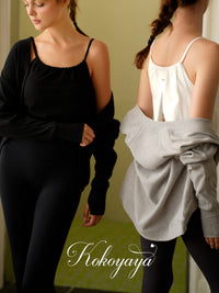 kokoyaya Solid Color Knit Long Sleeve Y121
