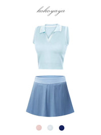 kokoyaya Tennis Polo+ Tennis Skirt B100