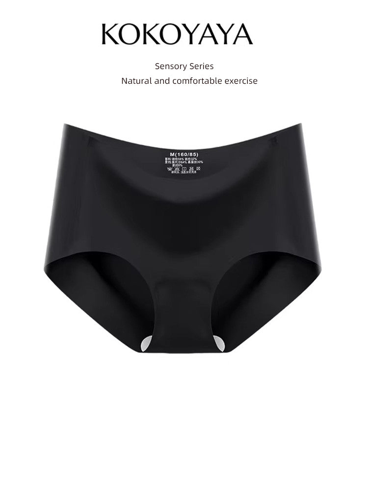 kokoyaya summer sports underwear women's ice silk briefs antibacterial fitness yoga underwear thin N001