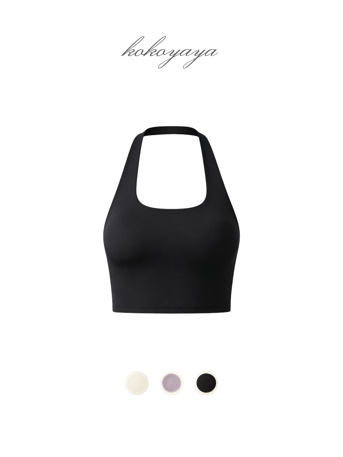 kokoyaya inimalist Halter Neck Sports Bra B023