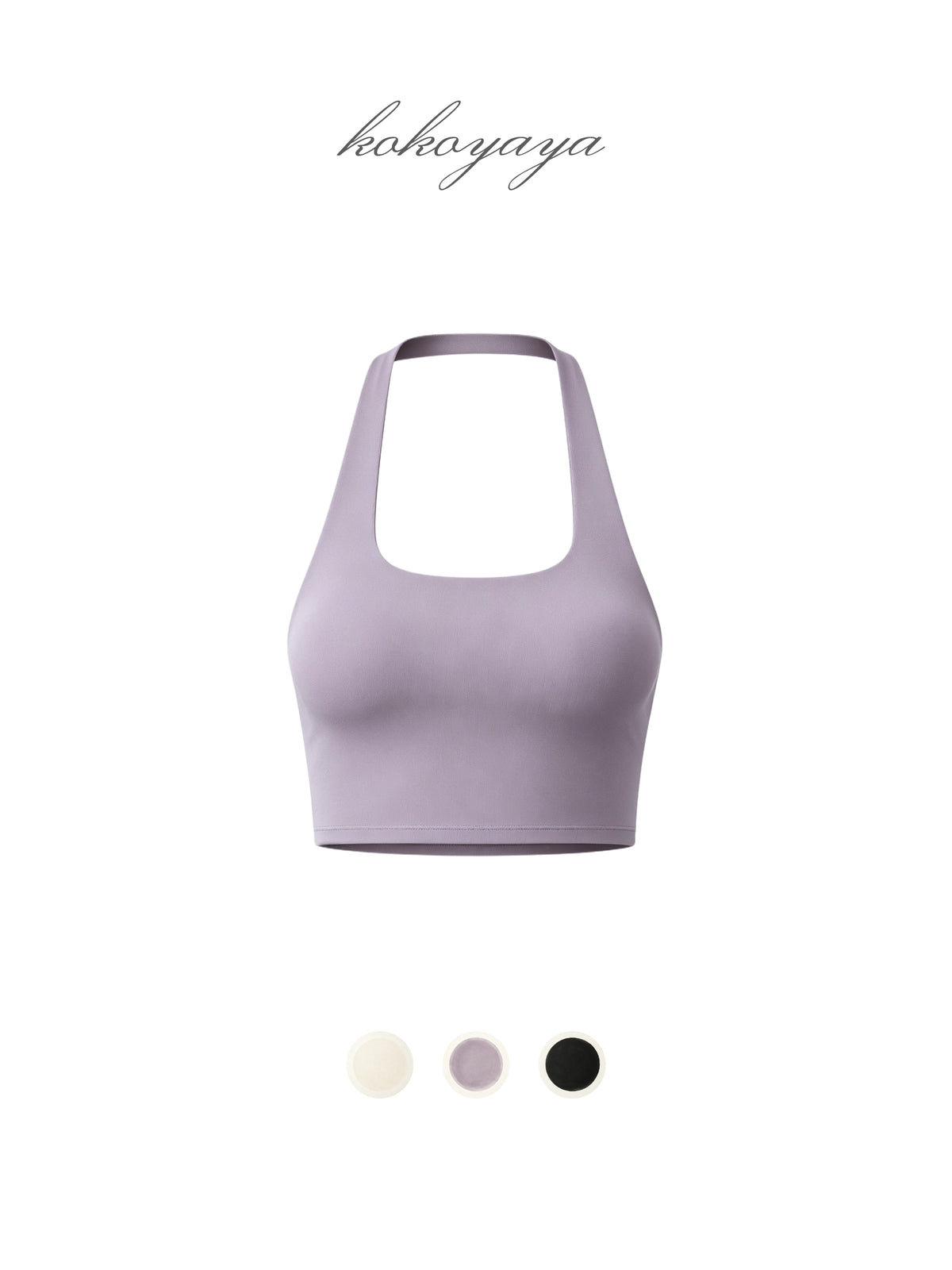 kokoyaya inimalist Halter Neck Sports Bra B023