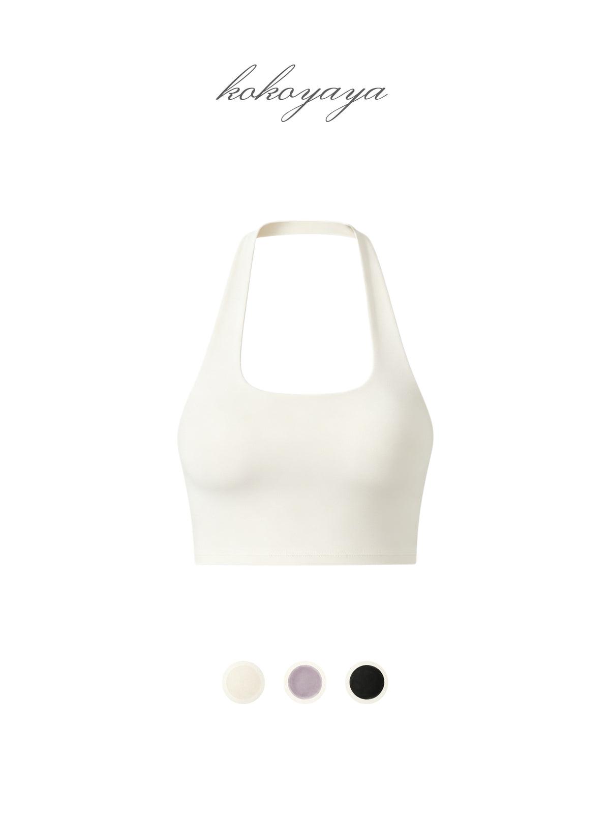 kokoyaya inimalist Halter Neck Sports Bra B023