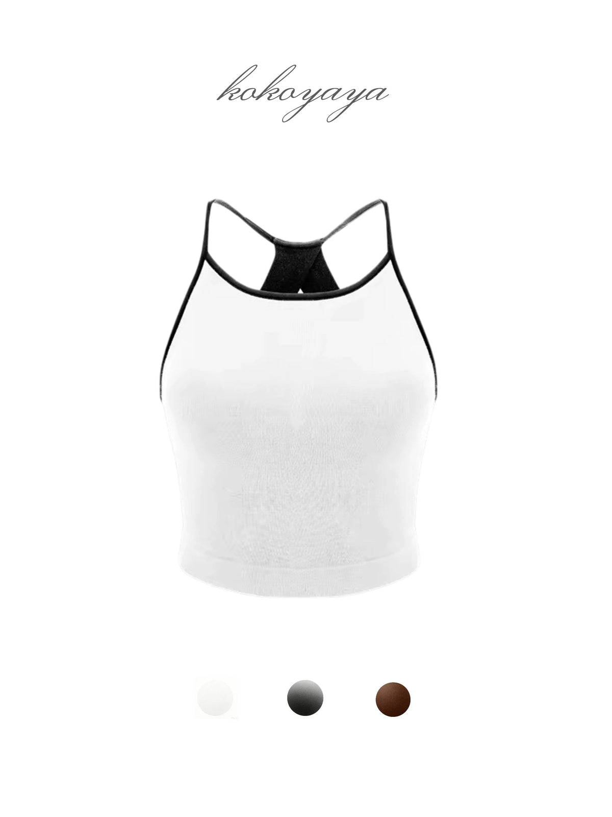 kokoyaya Minimalist Halter Sports Tank B071