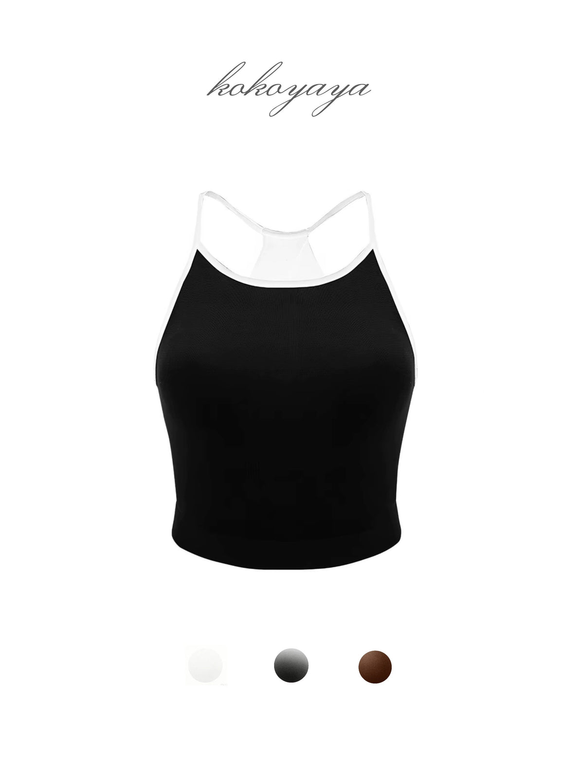 kokoyaya Minimalist Halter Sports Tank B071
