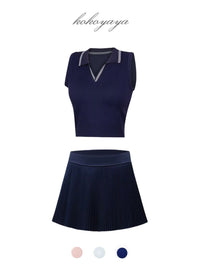 kokoyaya Tennis Polo+ Tennis Skirt B100