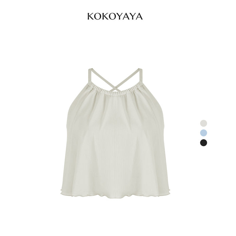kokoyaya Simple Camisole Mesh Sports Tank B095