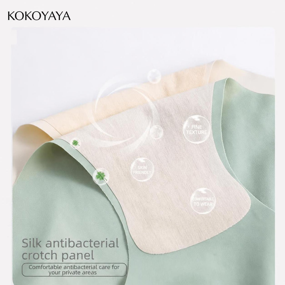 kokoyaya sports underwear women's antibacterial mid-waist thin women's underwear anti-pinch hip briefs pants N005