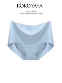 kokoyaya summer sports underwear women's ice silk briefs antibacterial fitness yoga underwear thin N001