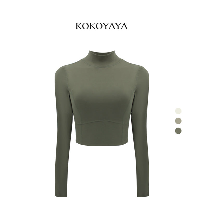 kokoyaya Open Back Yoga Long Sleeve Top Y029