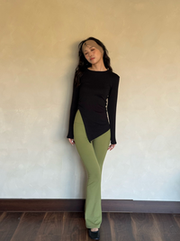 kokoyaya yoga clothes, sports clothes, Pilates smock, long-sleeved top, dance training clothes