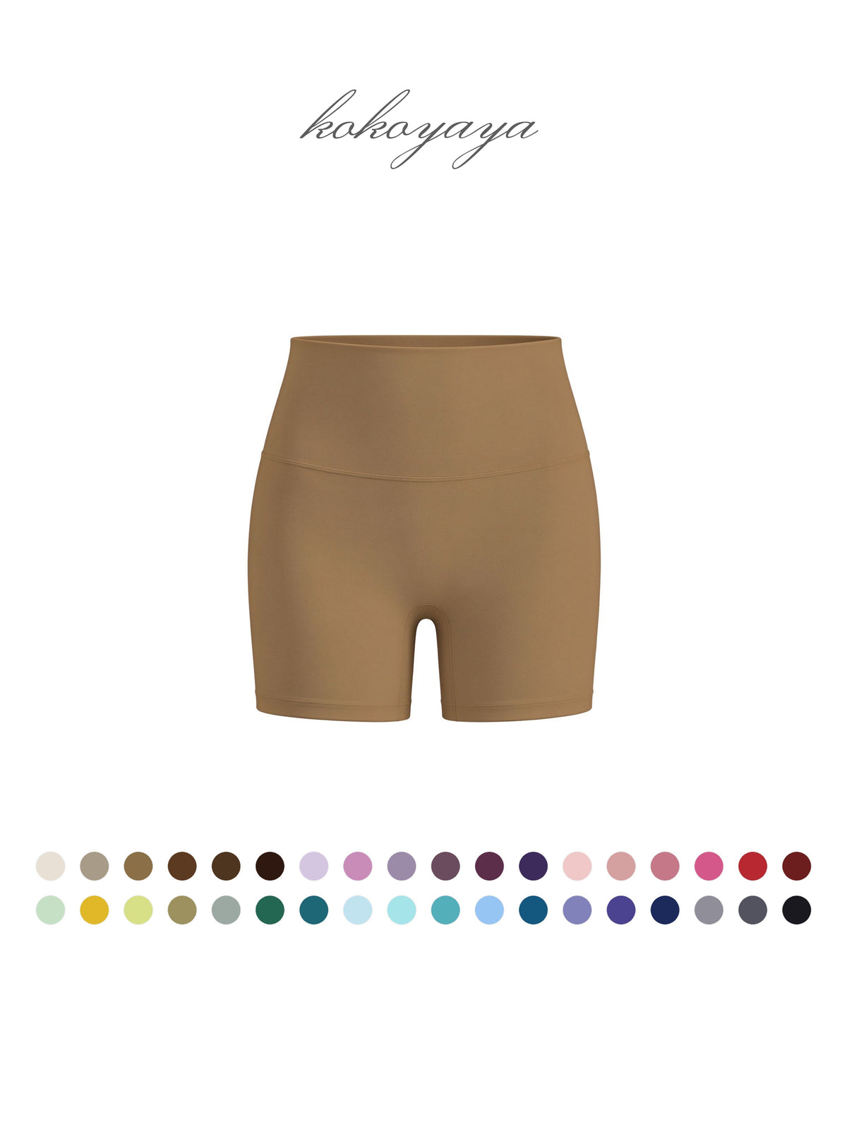 kokoyaya High Waist Pilates Yoga Shorts K028