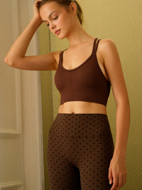 kokoyaya Open Back Cross Sports Bra B046