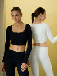 kokoyaya Square Neck Crop Top Y095