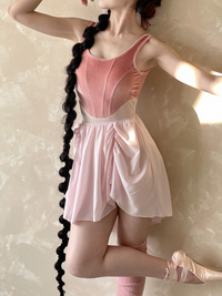 kokoyaya ballet jumpsuit, women's dance suit, gymnastics suit, sports velvet art test performance suit