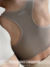 【special clearance price, no refund】kokoyaya yoga suit, I-shape top, vest, sports and fitness suit, women's integrated underwear B057