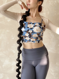 kokoyaya Sports Camisole with Built-in Bra, Yoga & Pilates Backless Top