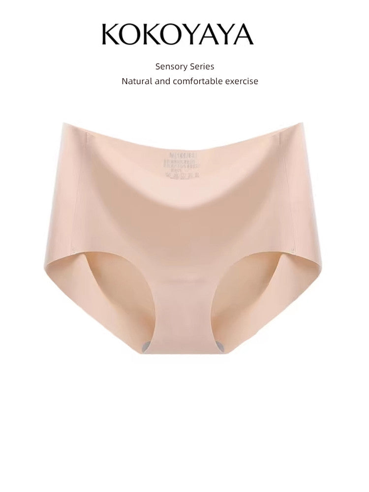 kokoyaya summer sports underwear women's ice silk briefs antibacterial fitness yoga underwear thin N001