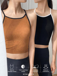 kokoyaya summer running training sports underwear women's beautiful back halter vest yoga pilates fitness clothes