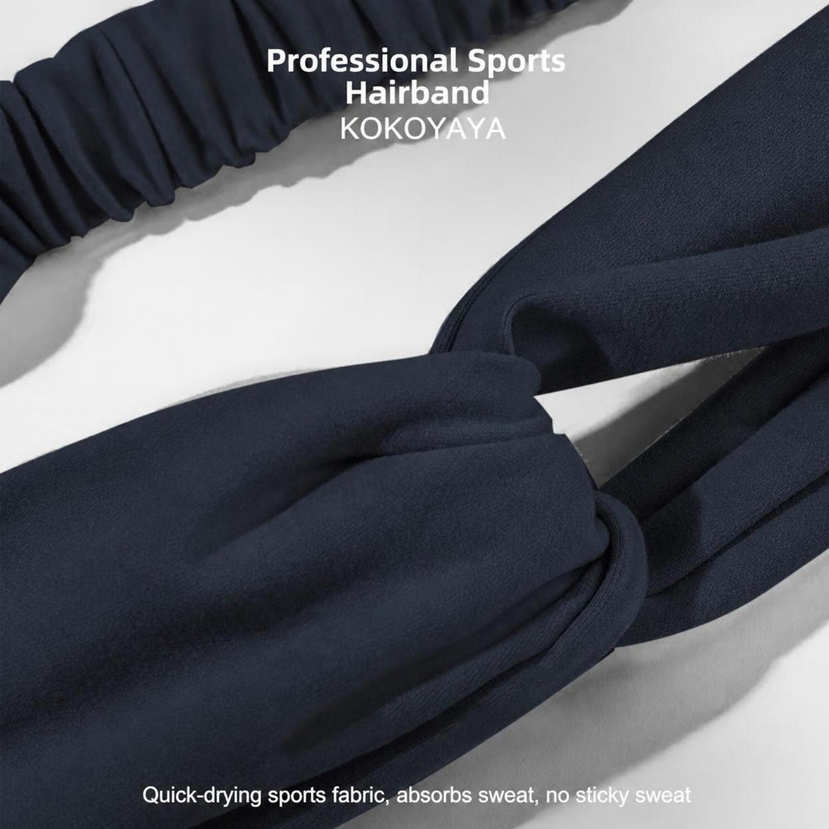 kokoyaya Yoga Exercise Hairband Female Antiperspirant Sweat Headband Running Headband Fitness Headband Hair Strap P002