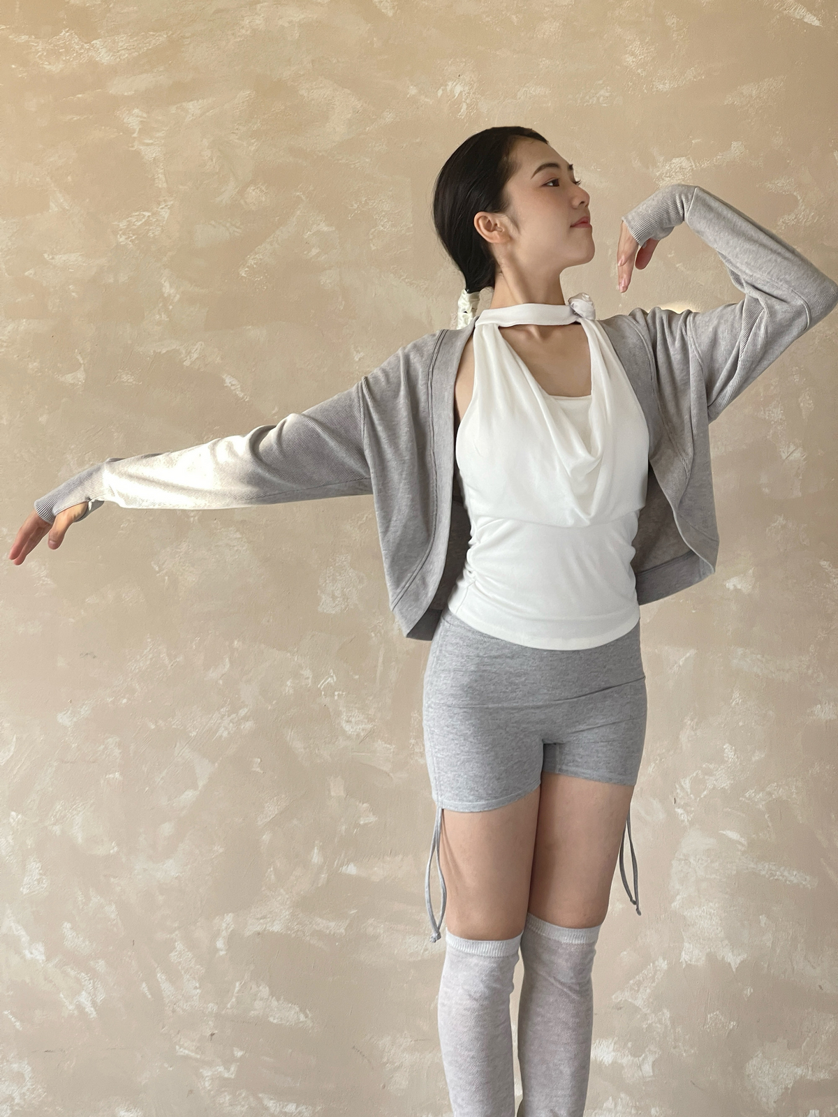kokoyaya sports blouse women's spring, summer and autumn blouse loose fitness clothes Pilates yoga cardigan