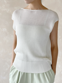 kokoyaya knitted smock yoga suit Pilates fitness dance training suit sleeveless vest sports top for women
