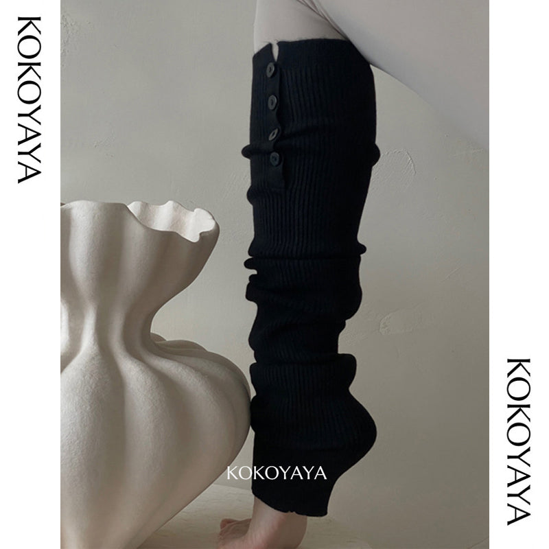 kokoyaya Yoga Pilates Knit Long Socks P008