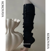kokoyaya Yoga Pilates Knit Long Socks P008