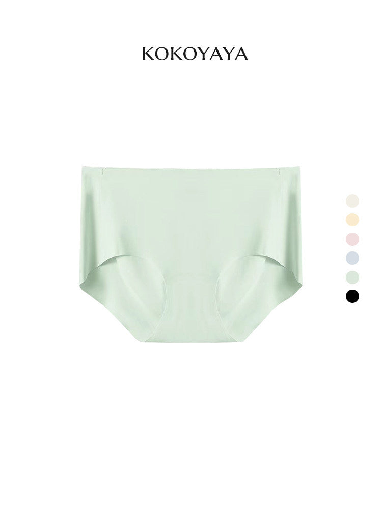 kokoyaya sports underwear women's antibacterial mid-waist thin women's underwear anti-pinch hip briefs pants N005