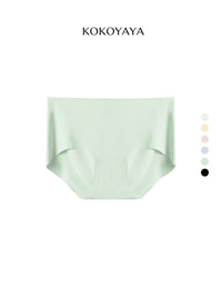 kokoyaya sports underwear women's antibacterial mid-waist thin women's underwear anti-pinch hip briefs pants N005
