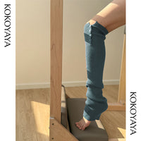 kokoyaya Yoga Pilates Knit Long Socks P008