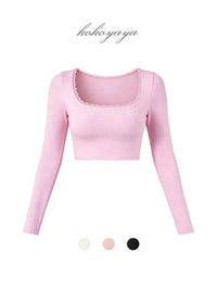 kokoyaya Square Neck Crop Top Y095