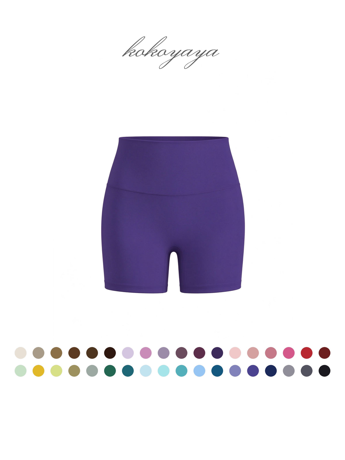 kokoyaya High Waist Pilates Yoga Shorts K028
