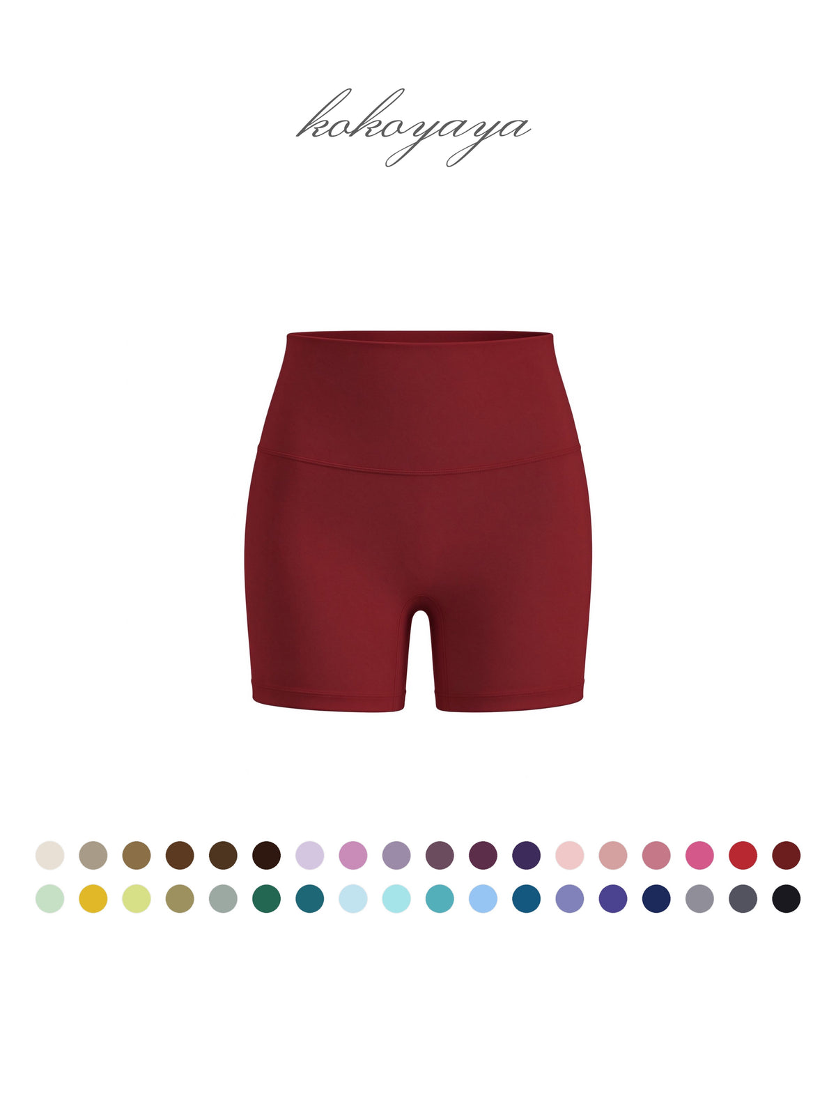 kokoyaya High Waist Pilates Yoga Shorts K028