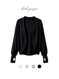 kokoyaya Solid Color Knit Long Sleeve Y121