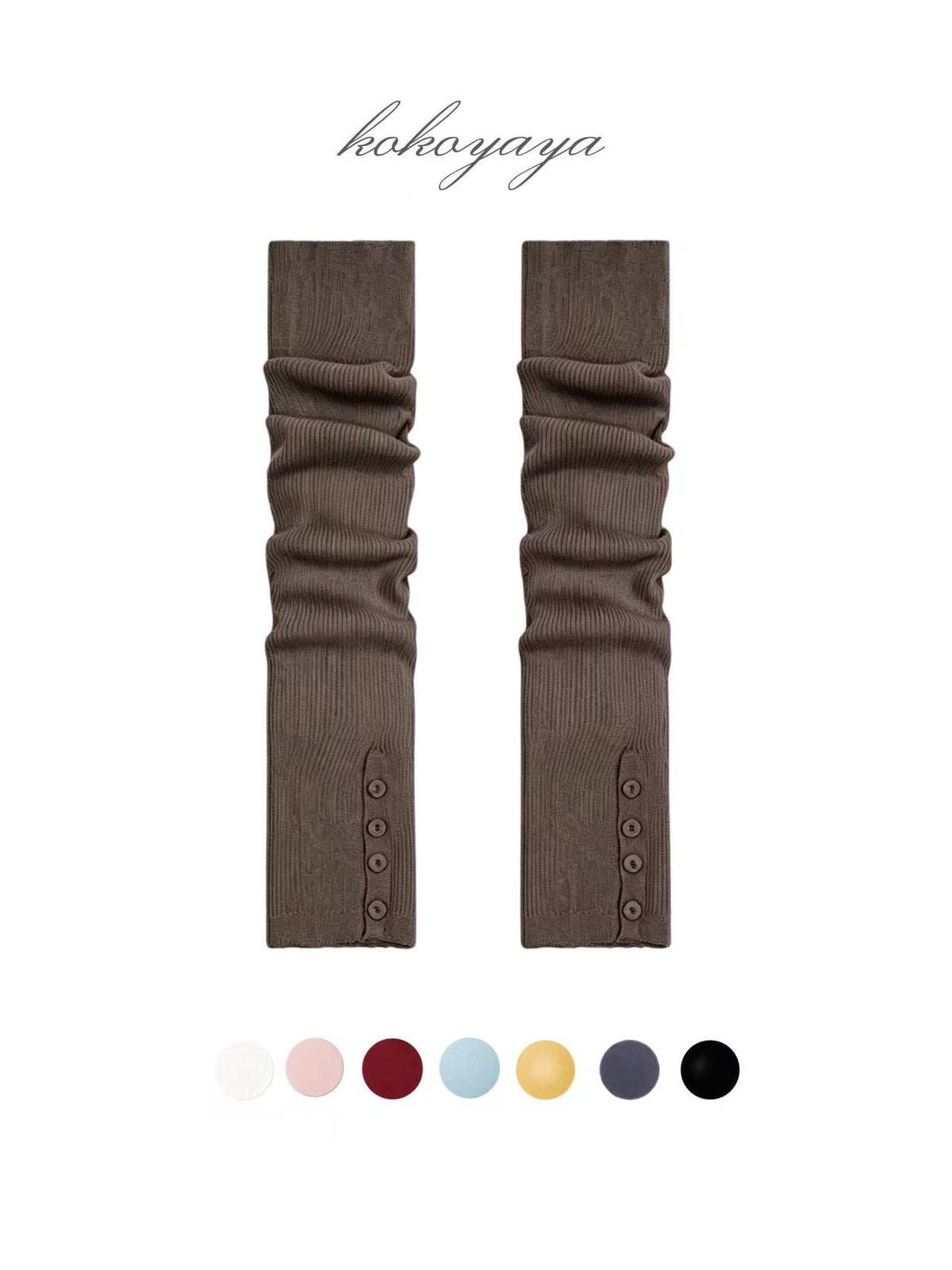 kokoyaya Yoga Pilates Knit Long Socks P008
